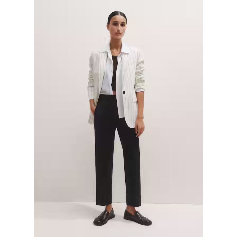 ME+EM Black Cropped Trousers